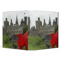 Europe, Wales, Cardiff. Cardiff Castle. Welsh 2 3 Ring Binder