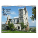 European Christian Churches 2011 Wall Calendars