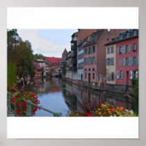 European city Strasbourg Poster