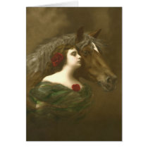 European Equine Photo Art 1 Greeting Card