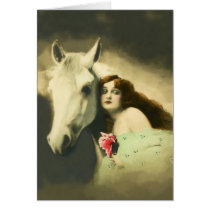 European Equine Photo Art 3 Greeting Card