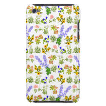 European Garden Flowers iPod Touch Case
