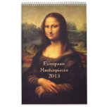 European Masterpieces Calendars