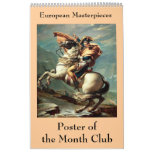 European Masterpieces Poster of the Month Club Wall Calendars