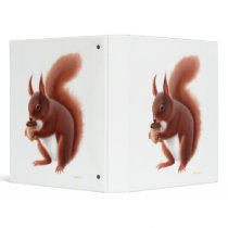 European Red Squirrel Avery Binder
