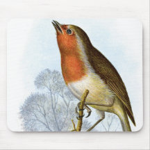 European Robin - Erithacus rubecula Mouse Mat