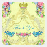 European Royalty Thank You Sticker/Seal