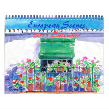 European Scenes 2013 Calendar