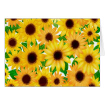 European Sunflowers Card