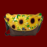 European Sunflowers Rickshaw Messenger Bag messenger bags