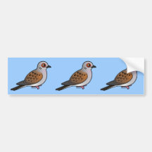 European Turtle Dove Bumper Stickers