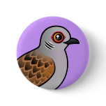 European Turtle Dove buttons