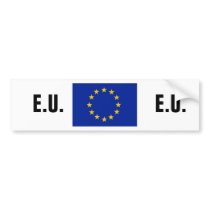 European union bumper sticker bumper stickers