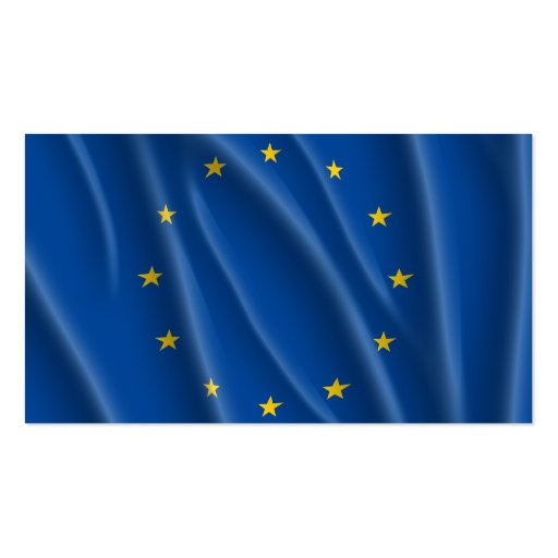 EUROPEAN UNION BUSINESS CARD TEMPLATES (back side)