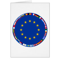 European Union Flags Greeting Card
