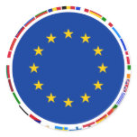 European Union Flags stickers