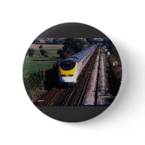 Eurostar passenger train pinback buttons