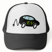 EV car with plug Hats