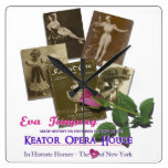 Eva Tanguay Historic Homer NY Clock with Rose