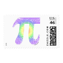 Evan's Pi #1 postage by CartesianBear Evan's Pi #1 postage