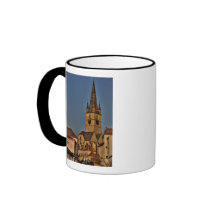 Evangelic church tower coffee mug