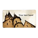 Evangelic church tower, Sibiu Custom Shipping Labels