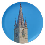 Evangelic church tower, Sibiu Plates