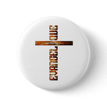 Evangélique en croix aspect braise buttons