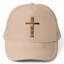 Evangélique en croix aspect braise mesh hats