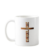 Evangélique en croix aspect braise coffee mugs