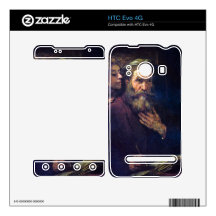 Evangelist Mathew and the Angel by Rembrandt Skins For The HTC Evo 4G