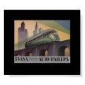 Evans Auto Railers 1930's posters