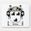 Evans Family Crest mousepads