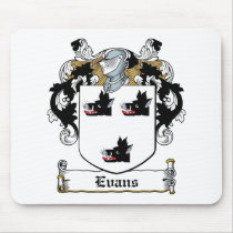 Evans Family Crest mousepads