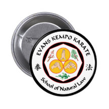Evans Kempo Karate Logo Button