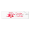 Evanston Symphony Orchestra bumper stickers by ESOrchestra Evanston Symphony Orchestra bumper stickers