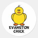 Evanston Wyoming Chick Stickers