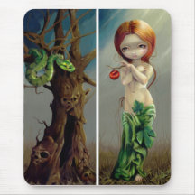 "Eve and the Tree of Knowledge" Mousepad