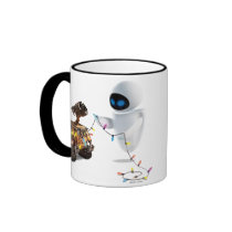 Eve and Wall*E with Christmas Lights Disney mugs by disney Eve and Wall*E with Christmas Lights Disney mugs