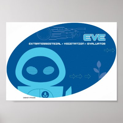 Eve Blue Disney posters