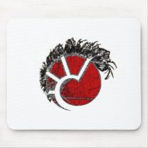 Eve Punk Minmatar Mohawk Mouse Pads