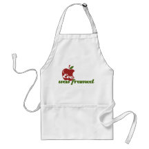 Eve was Framed Apron