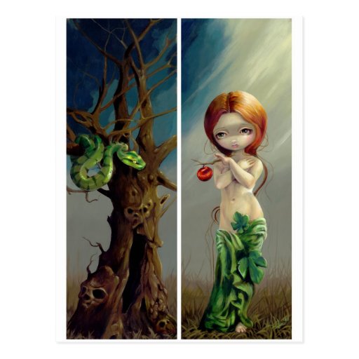 "Eve y el árbol postal del conocimiento"