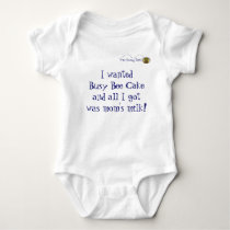 Even Baby needs Cake! t-shirts by busybeethings Even Baby needs Cake! t-shirts