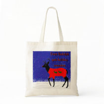 Even Rudolph gets holiday sweaters bags