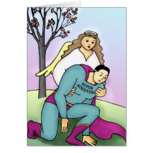 Even Super-Heroes Need a Hand Greeting Cards