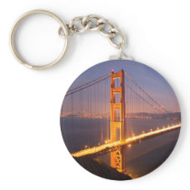 "Evening at Golden Gate Bridge" keychains