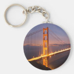 "Evening at Golden Gate Bridge" keychains