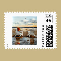 Evening at the Beach stamps