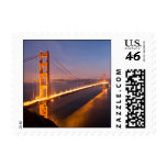 Evening at the Golden Gate Bridge postage (small)